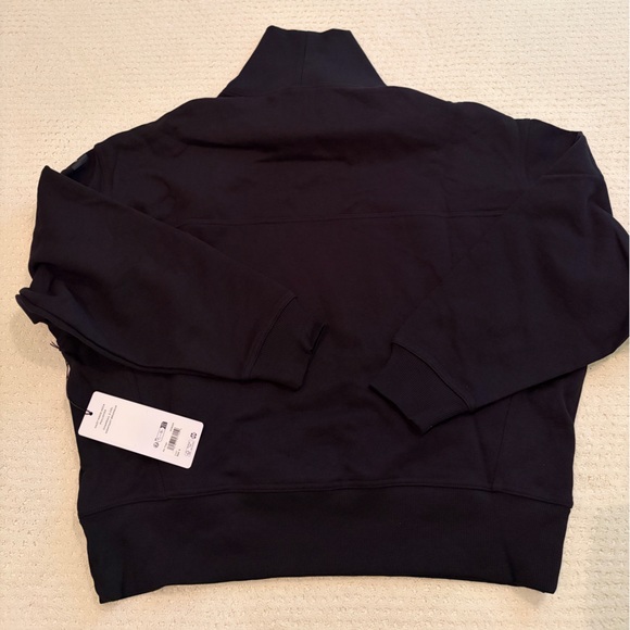 ALO Yoga Hazy Mock Neck Pullover Black Women’s Small NWT NEW $138 - Picture 9 of 10